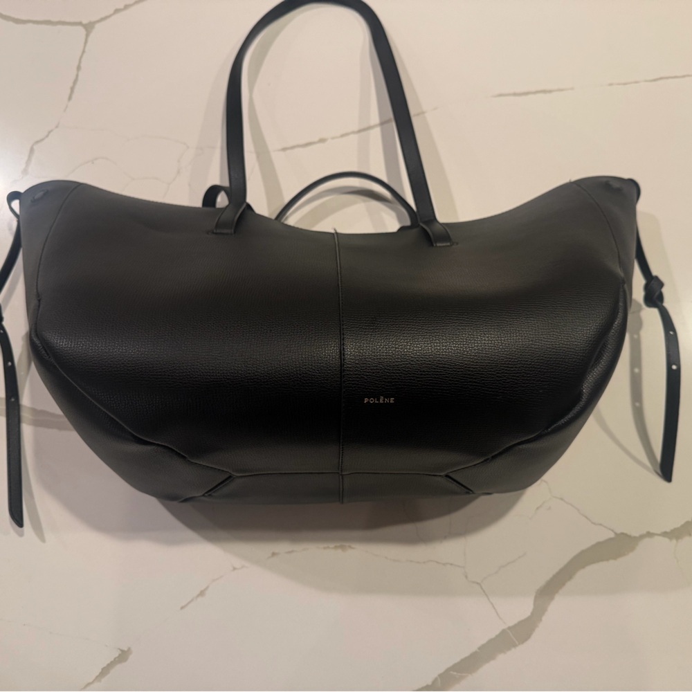 Polène Black Shoulder Bag